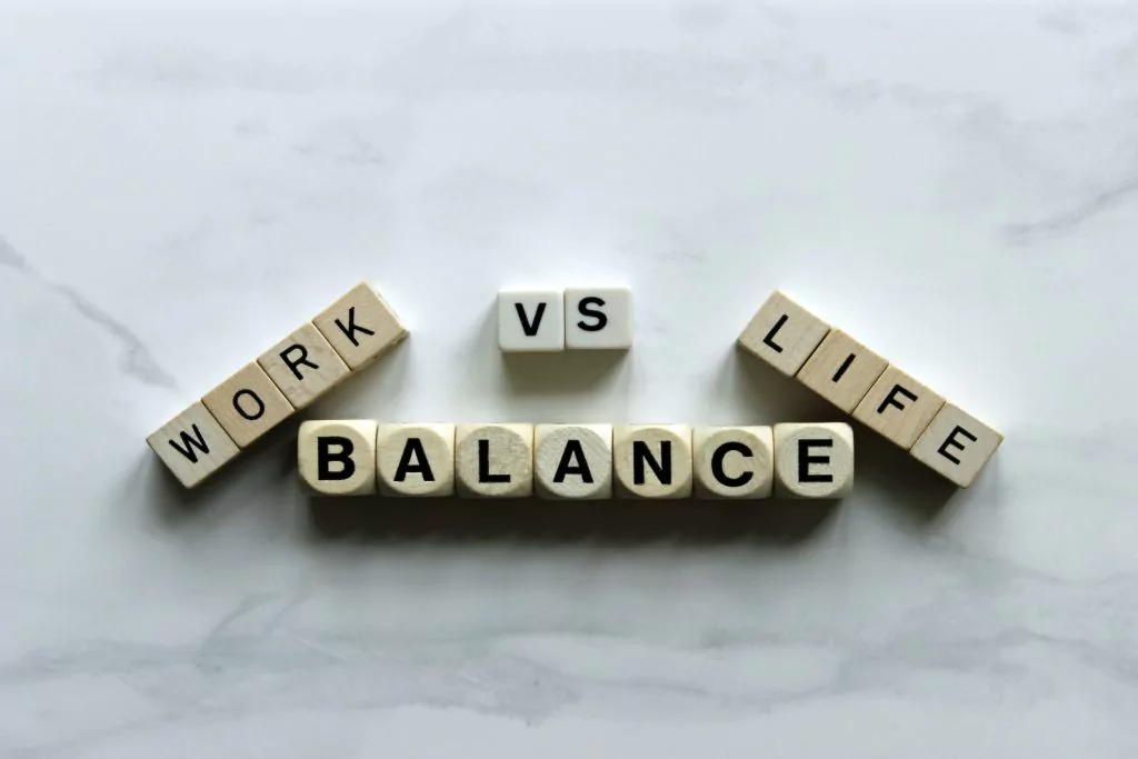 Balance zwischen Arbeit und Freizeit
